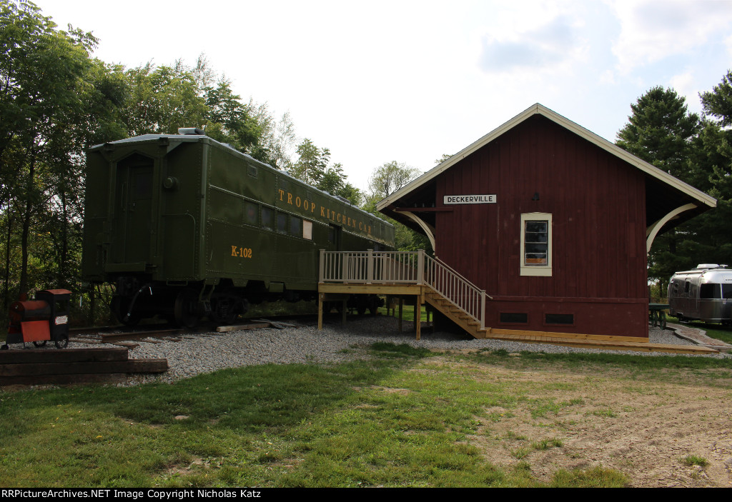 C&O MoW Kitchen Car #K102 & Deckerville Depot